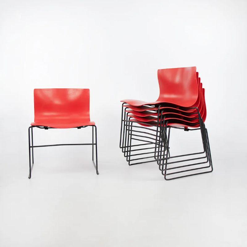 1992 Knoll Handkerchief Stacking Chairs by Massimo & Lella Vignelli 12+ Avail For Sale 2