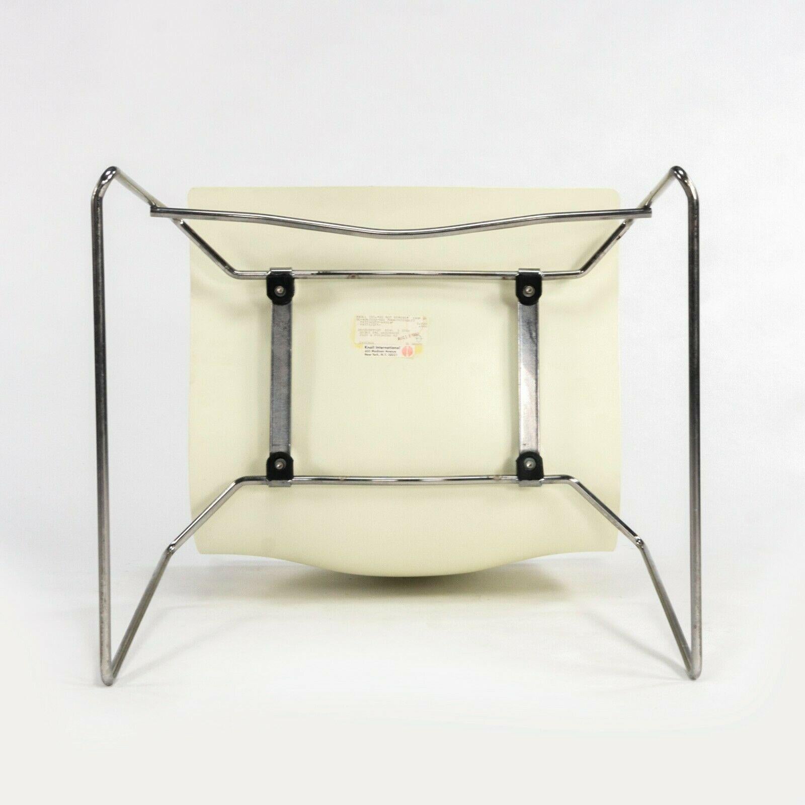 1992 Knoll Chaises empilables H&kerchief par Massimo et Lella Vignelli 10x Disponible 4