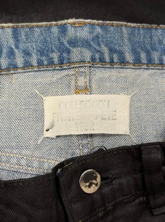 1992 Maison Margiela artisanal painted jeans