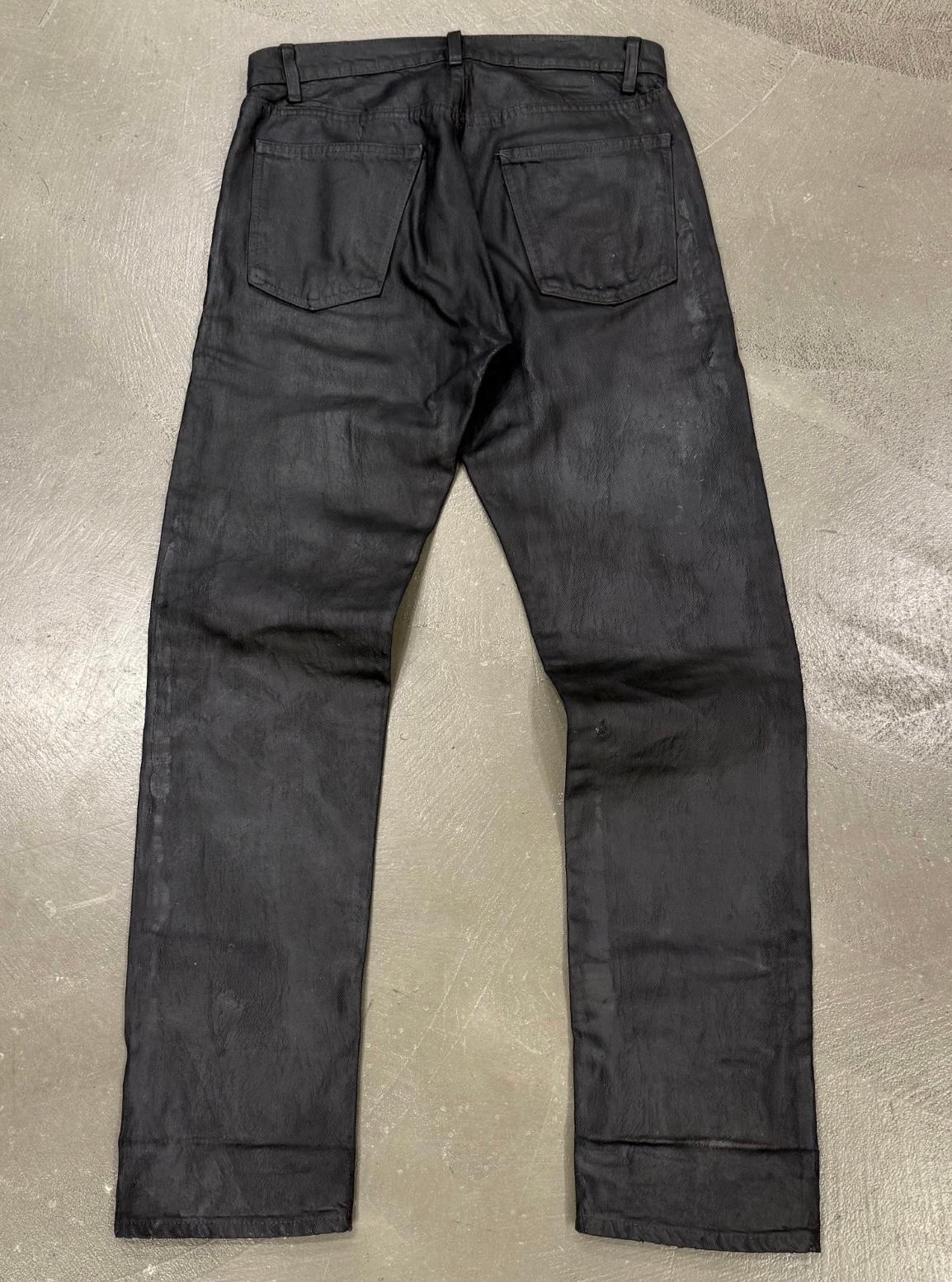 vaqueros pintados artesanales Maison Margiela 1992 Black en venta
