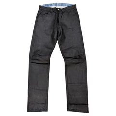 vaqueros pintados artesanales Maison Margiela 1992