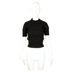 1992 MARTIN MARGIELA black shrunken wool sweater