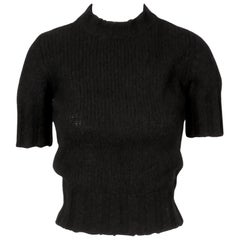 1992 MARTIN MARGIELA black shrunken wool sweater