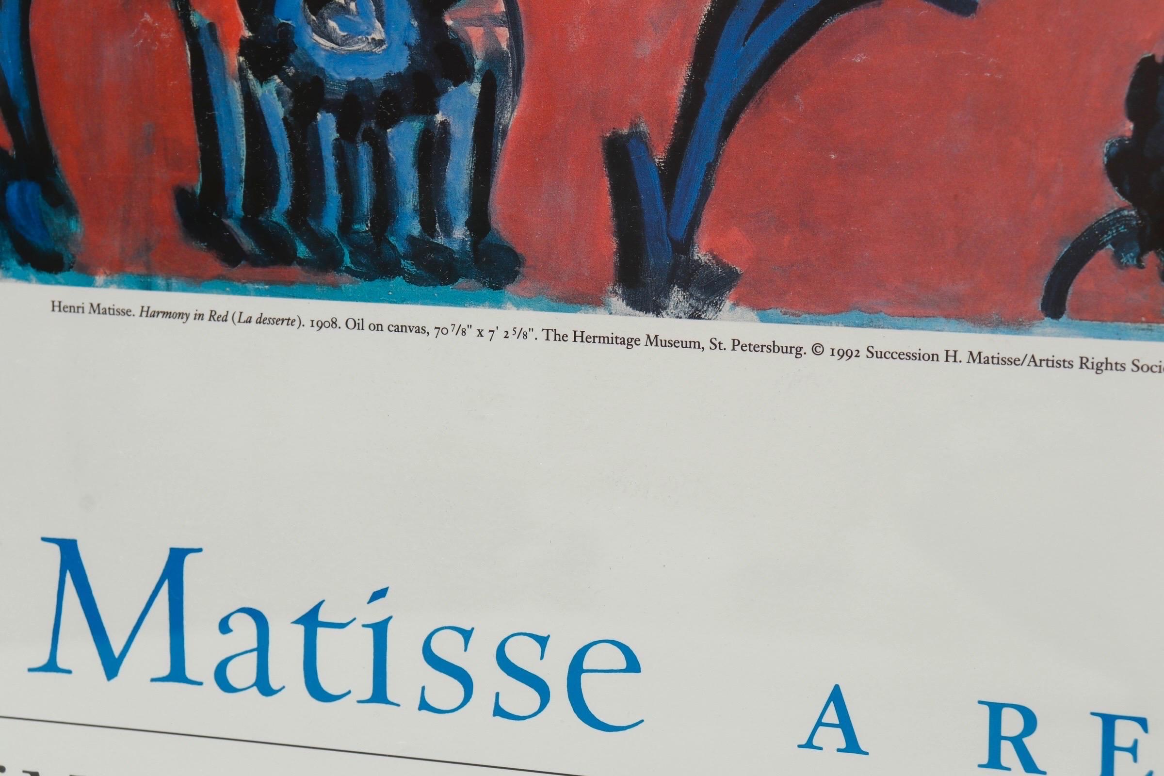 1992 Matisse Exhibition Posters - Set of 2 1