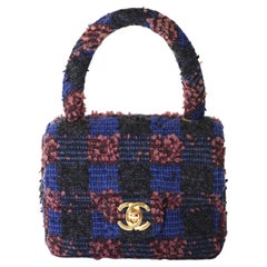 1992 Micro Flap Tweed Handbag