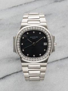 1992 Patek Philippe Nautilus 3800/1P Platinum Auto Blue/Grey Dial 37mm