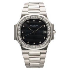 1992 Patek Philippe Nautilus 3800/1P Platinum Auto Blue/Grey Dial 37mm