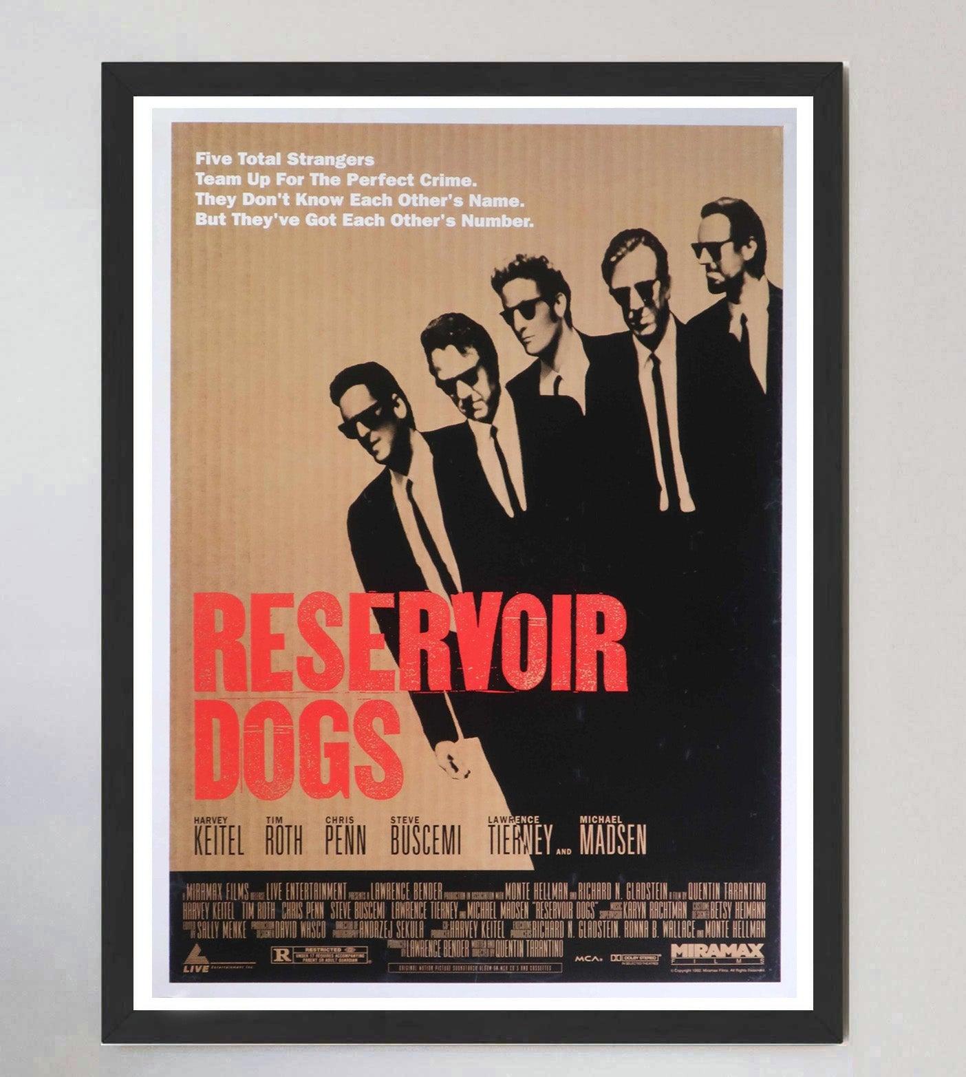 Late 20th Century 1992 Reservoir Dogs Original Vintage Poster For Sale