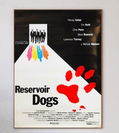 1992 Reservoir Dogs (Spanish) Original Vintage Poster