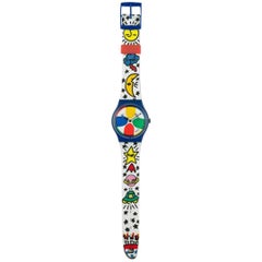 1992 Swatch Pop Art Clock 7 Feet by J.c. de Castelbajac