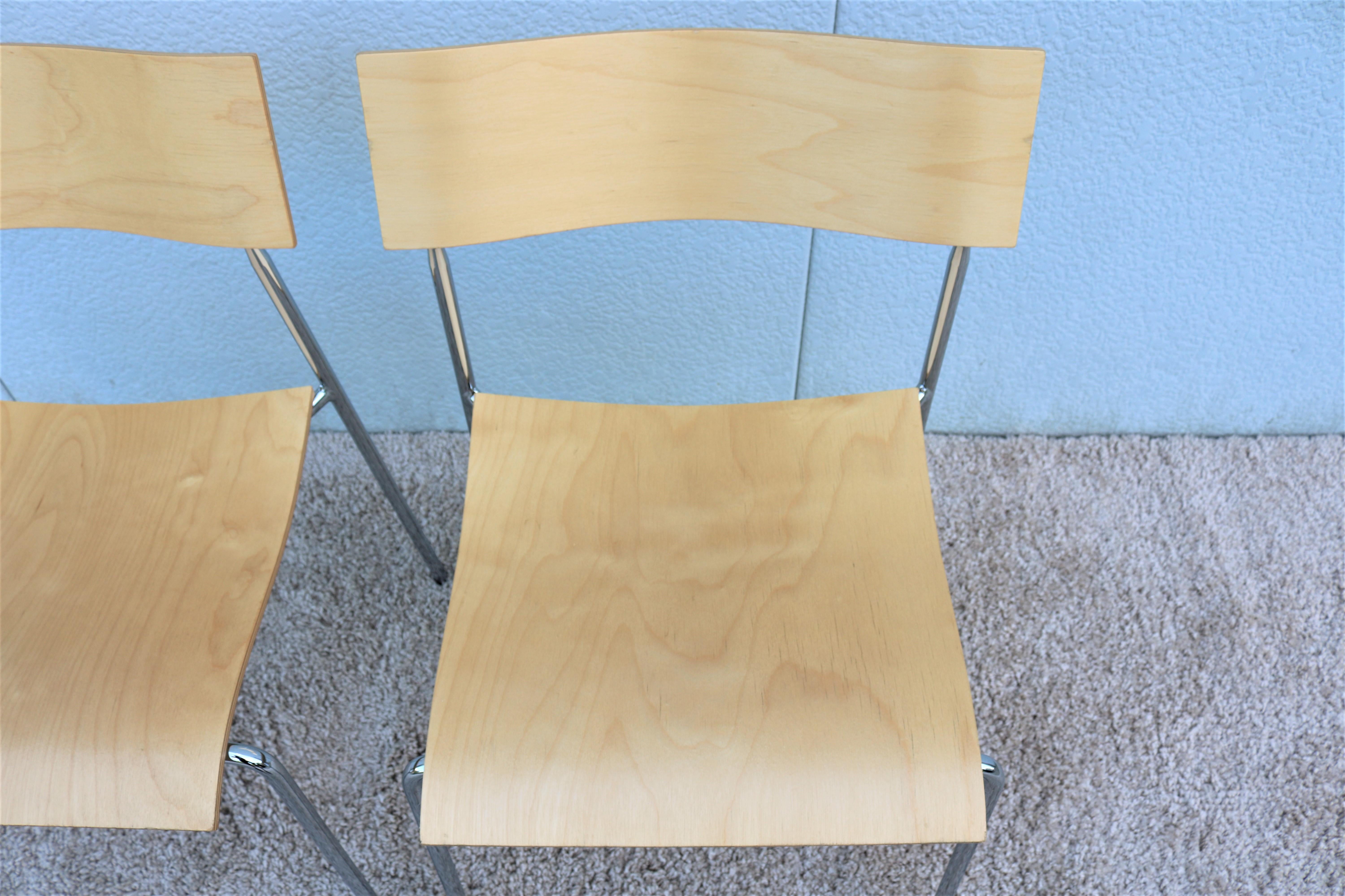 Paire de chaises campus AB modernes de Johannes Foersom pour Lammhults, Suède, 1992 5