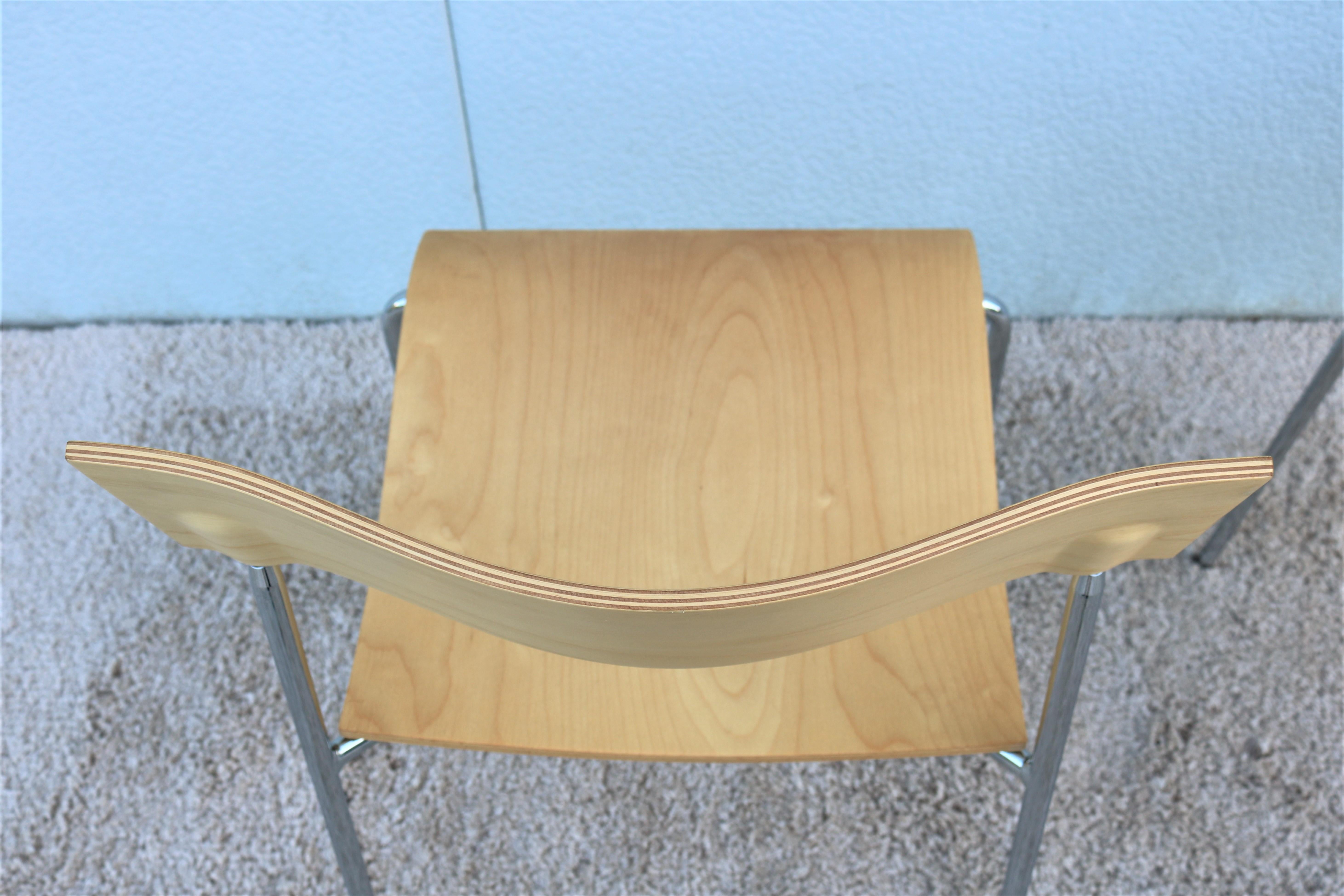 1992 Sweden Modern Campus AB Chairs by Johannes Foersom for Lammhults, a Pair For Sale 4