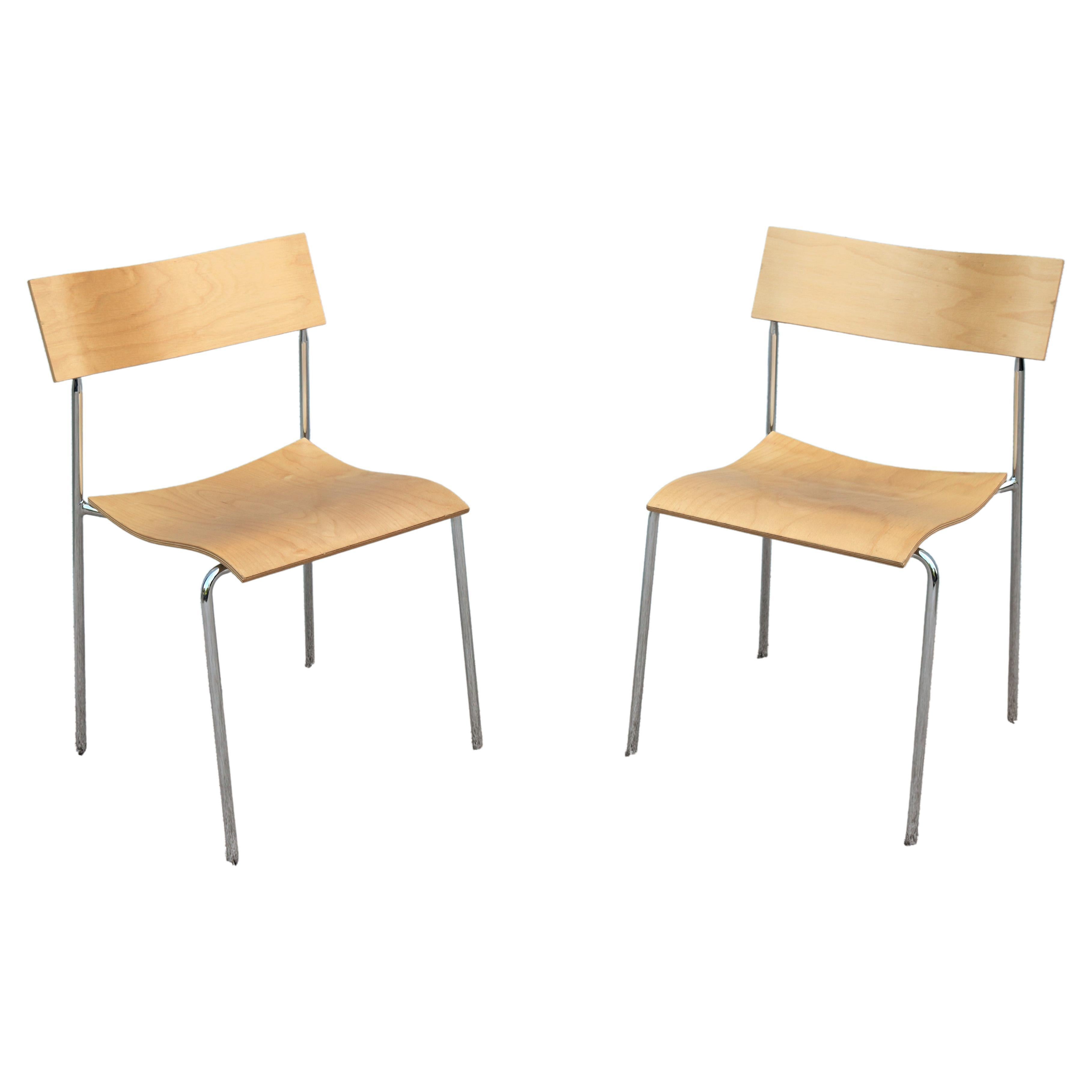 1992 Sweden Modern Campus AB Chairs by Johannes Foersom for Lammhults, a Pair