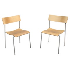 1992 Schweden Moderne Campus AB-Stühle von Johannes Foersom für Lammhults, ein Paar