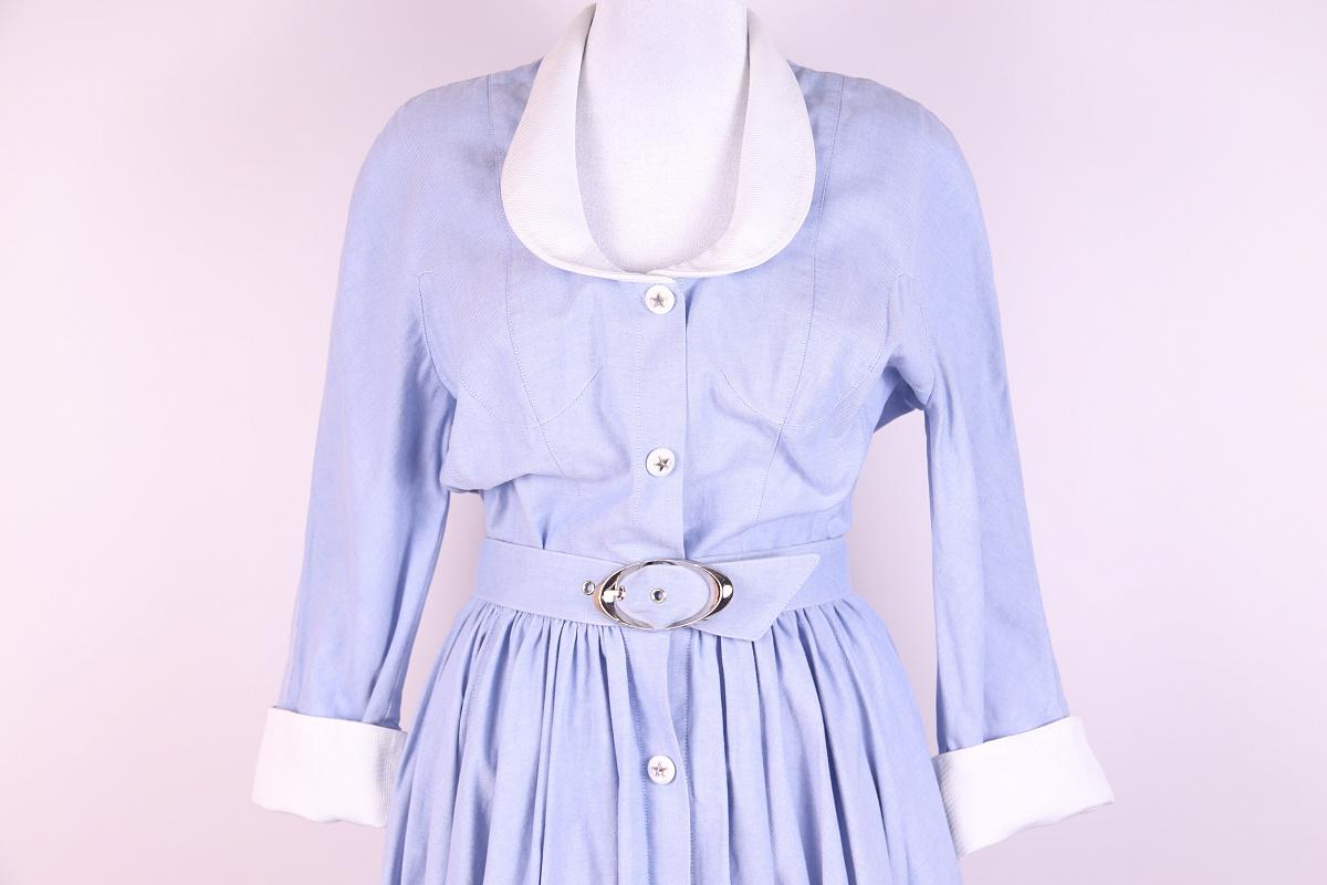 1992 Thierry Mugler Museum Exhibit Vintage Dress Rarity Púrpura en venta