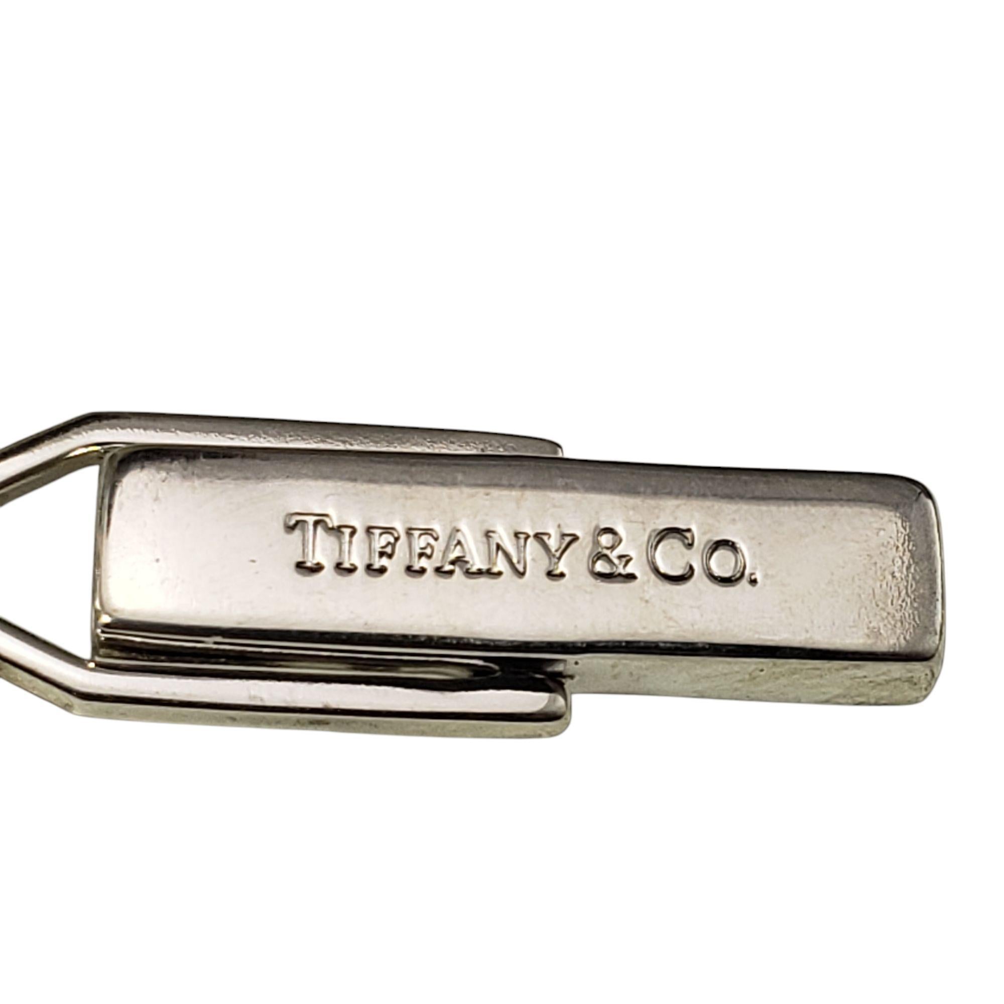 1992 Tiffany & Co. Boutons de manchette câble X en argent sterling et or jaune 18 carats #21423 en vente 4