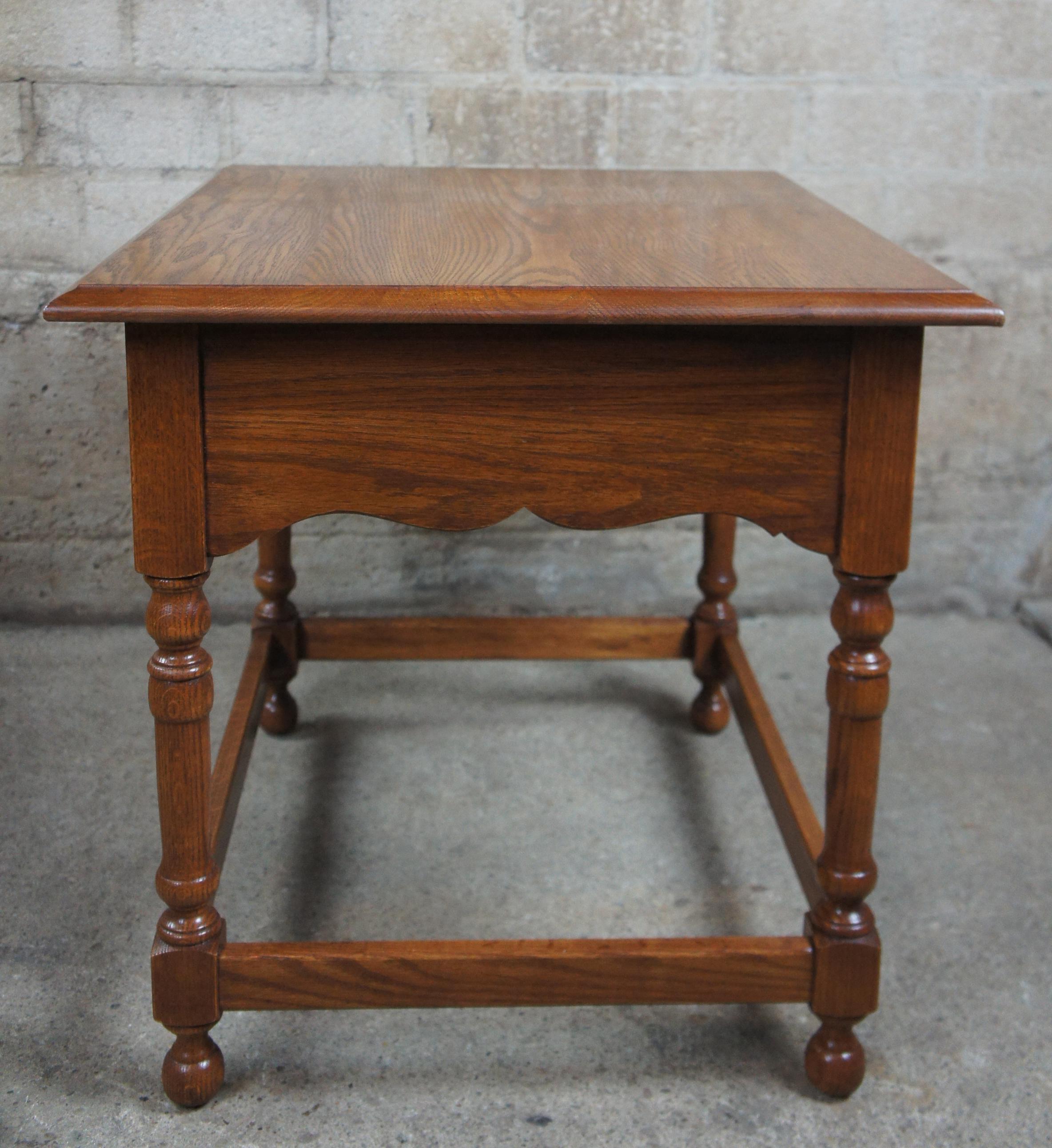 1992 Vintage Pennsylvania House Oak Side End Accent Tables or Nightstands 2