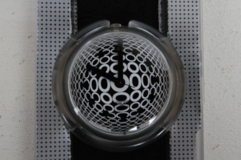 1992 Vintage POP Swatch Watch Special Dots - Op Art
