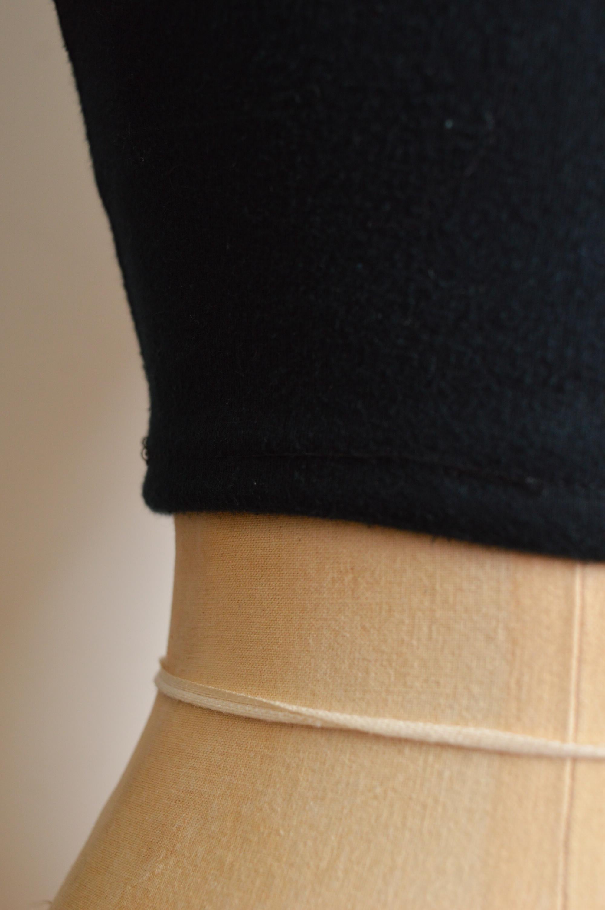 1992 Vivienne Westwood Sock Shop Black Orb detailed long sleeve Crop Top 5