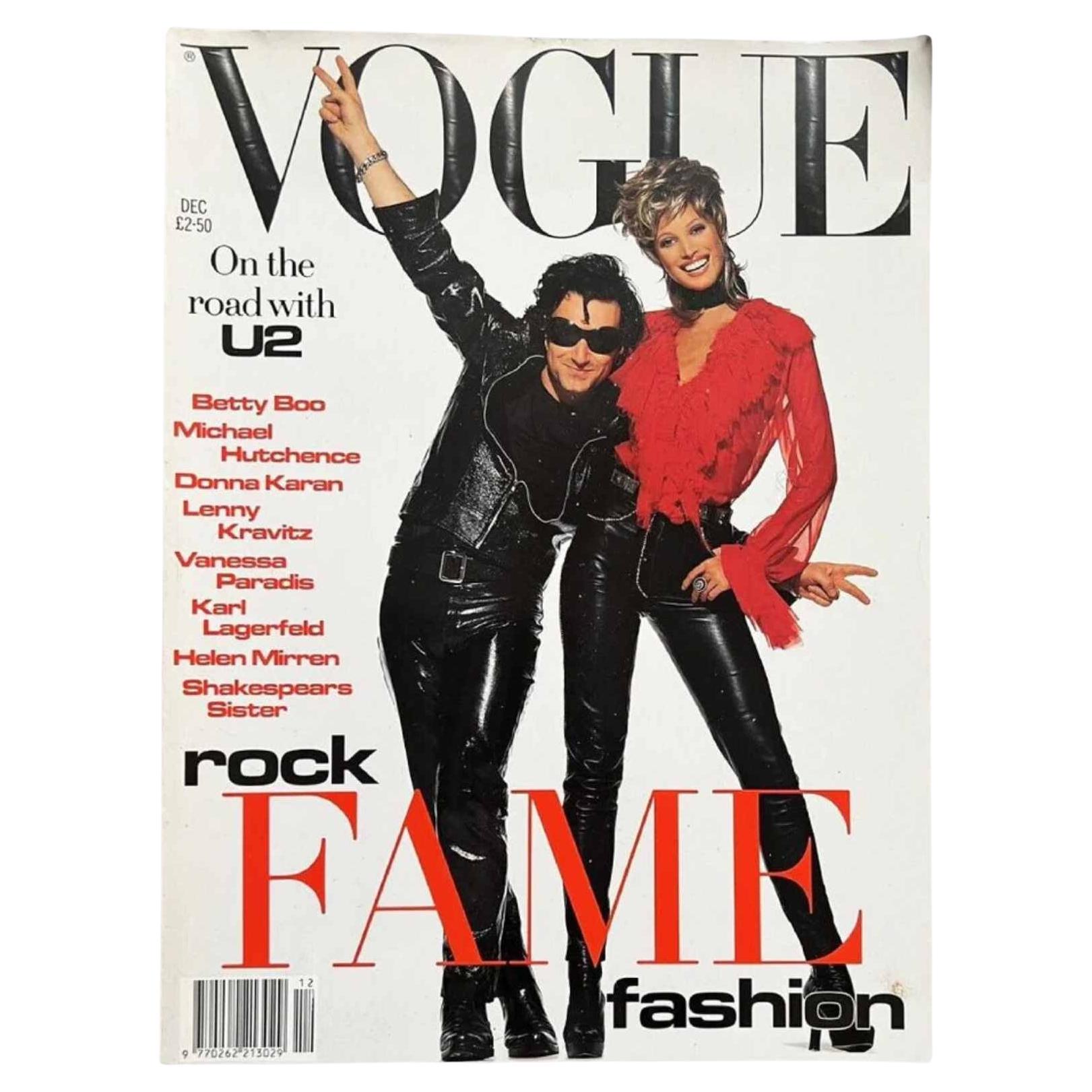1992 VOGUE Rock Fame Fashion - Cover by Andrew Macpherson For Sale