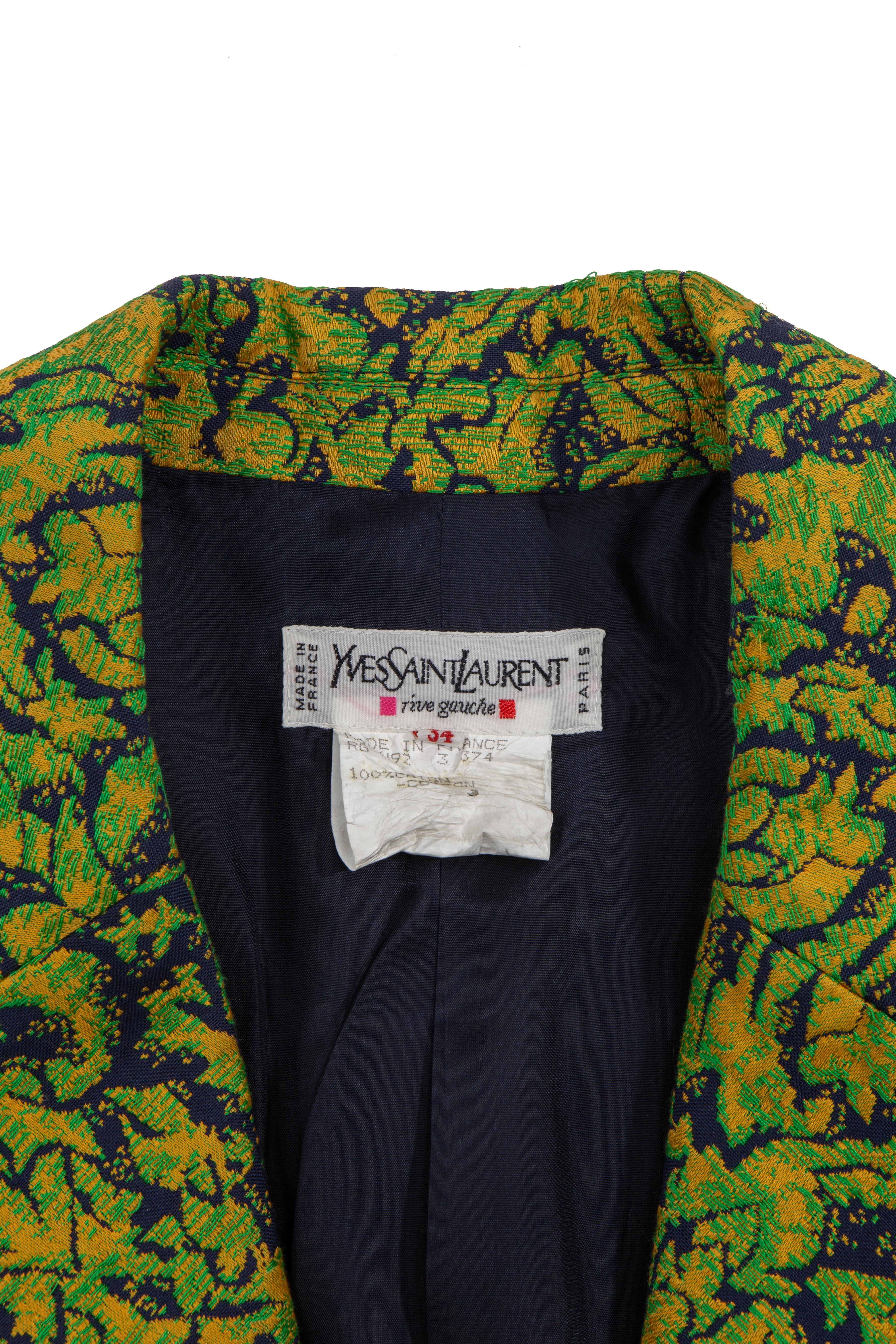 Women's 1992 Yves Saint Laurent Cotton Jacket For Sale