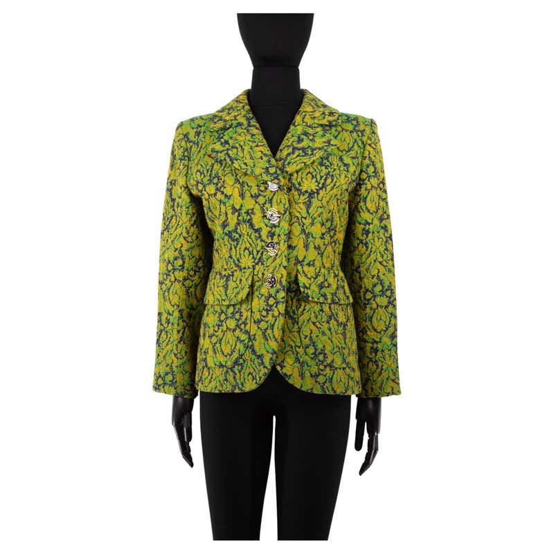 Vintage Yves Saint Laurent Rive Gauche Electric Royal Blue Cropped ...