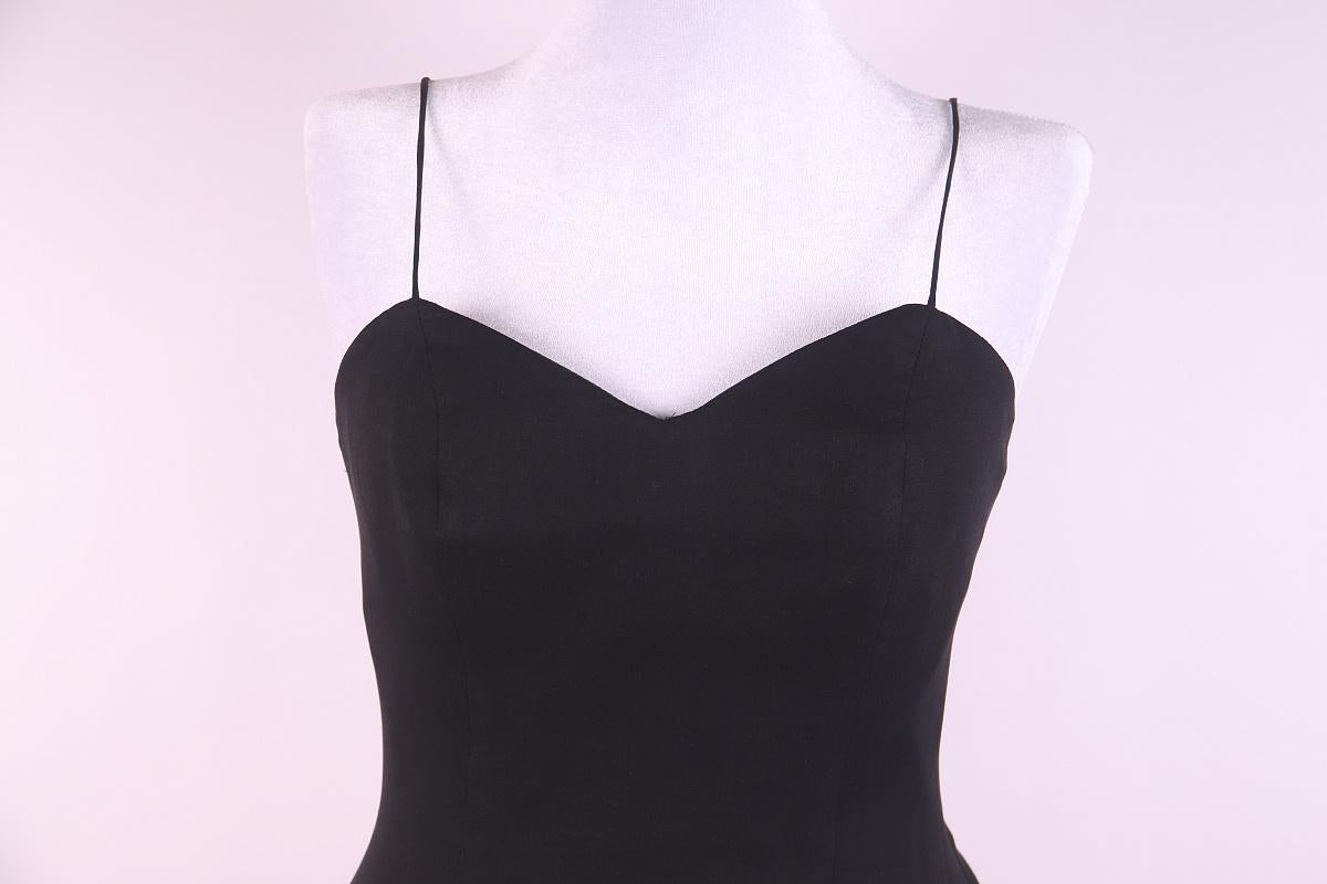 1993-1995 Dolce & Gabbana  vestido de seda Negro en venta