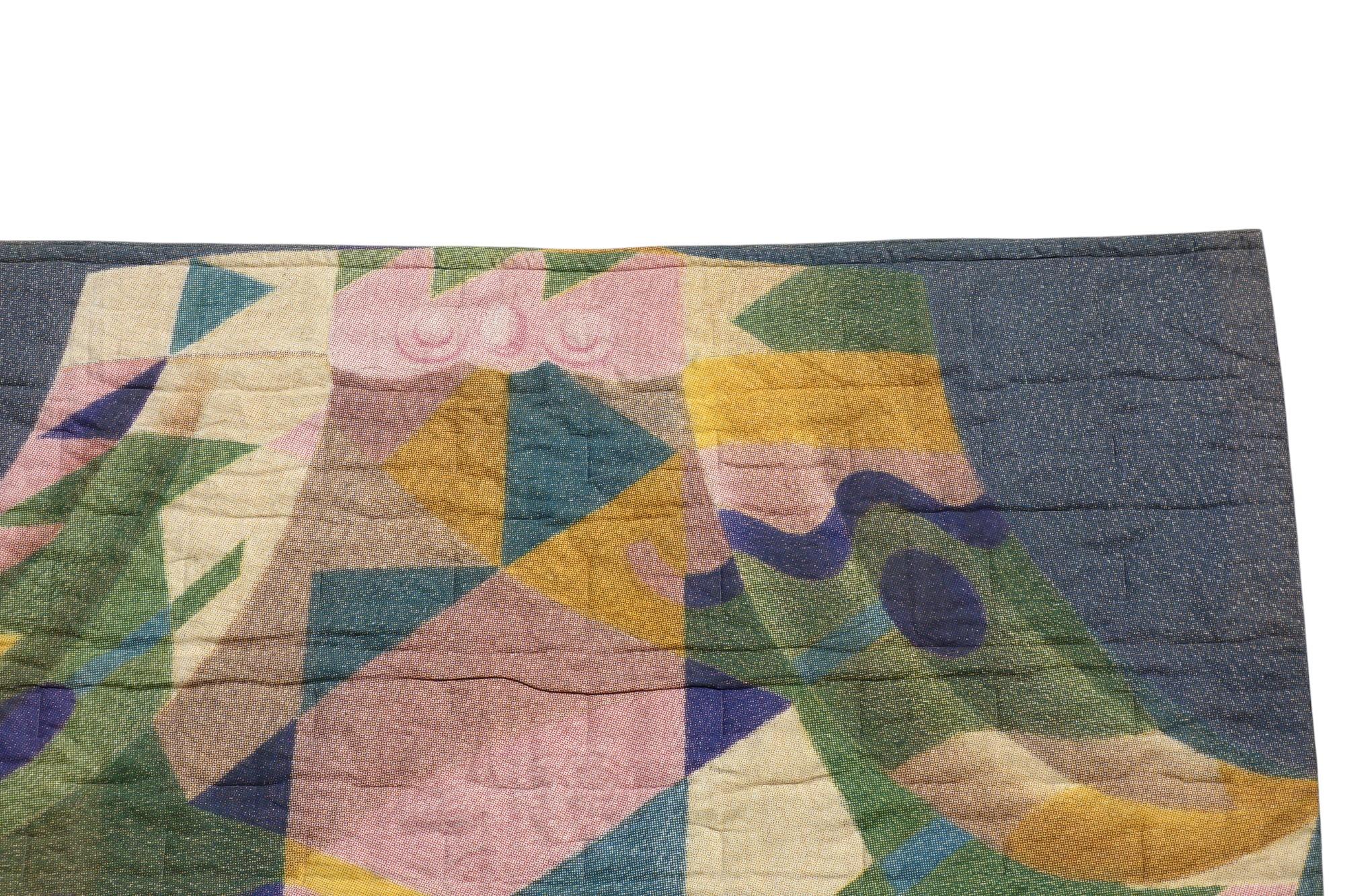 1993 Alessandro Mendini Interflex Postmodern Design Wall Hanging Tapestry In Excellent Condition For Sale In Brescia, IT
