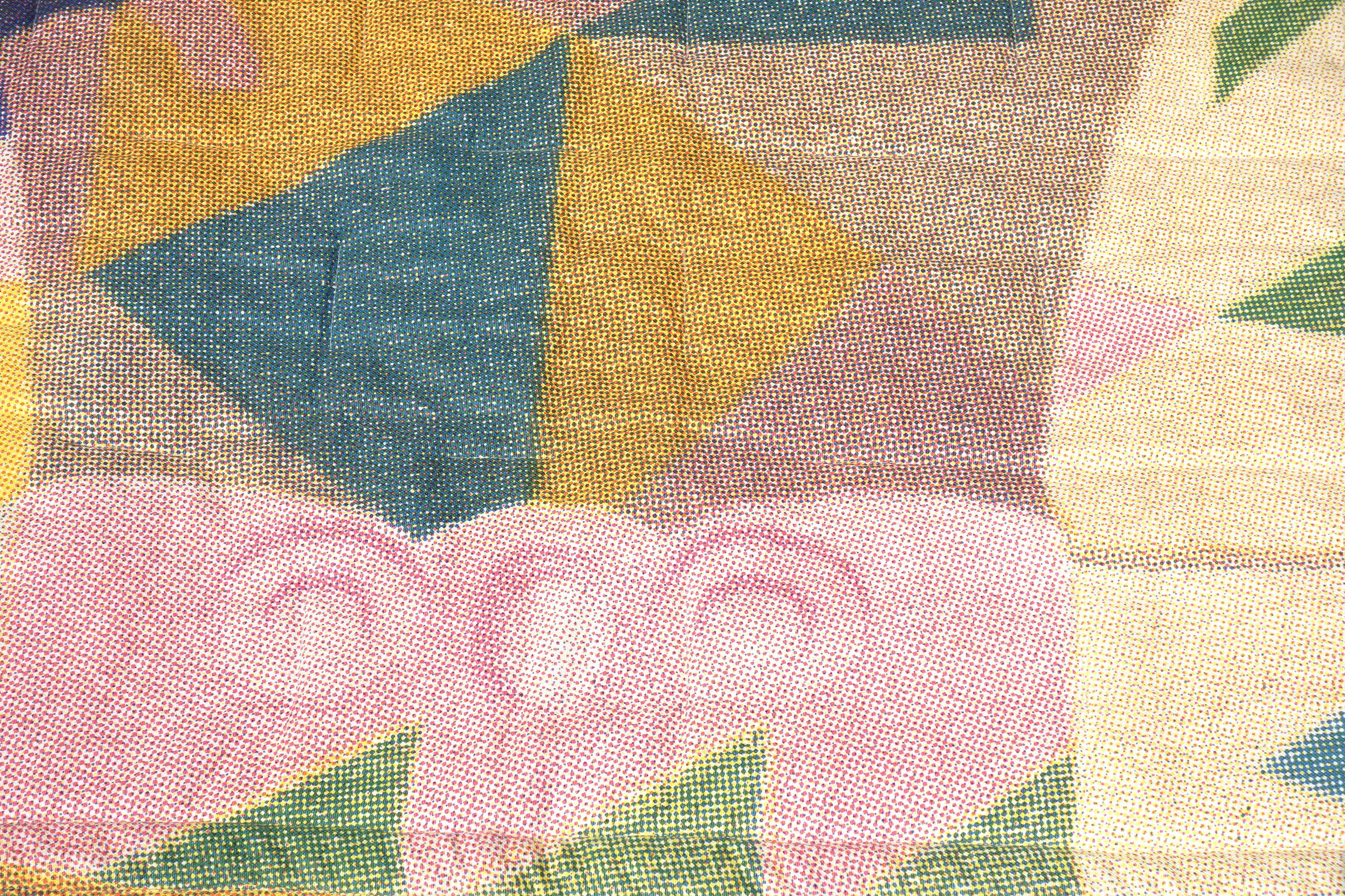 1993 Alessandro Mendini Interflex Postmodern Design Wall Hanging Tapestry For Sale 2