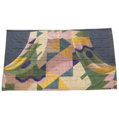 1993 Alessandro Mendini Interflex Postmodern Design Wall Hanging Tapestry