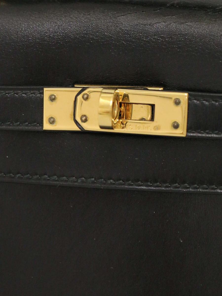 1993 black mini Kelly Hermès For Sale 3