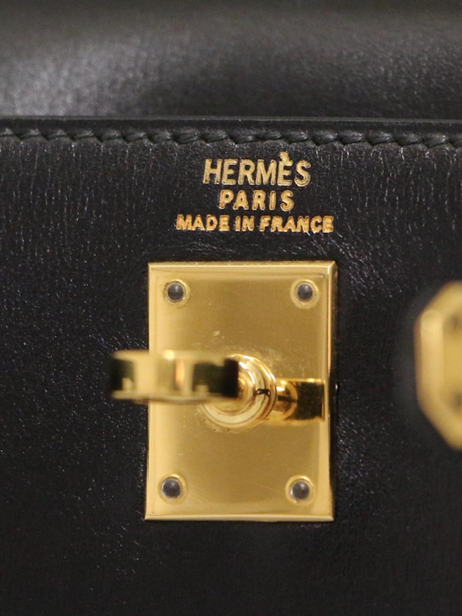 1993 black mini Kelly Hermès For Sale 4