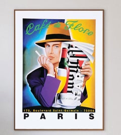 1993 Cafe De Flore - Razzia Original Vintage Poster