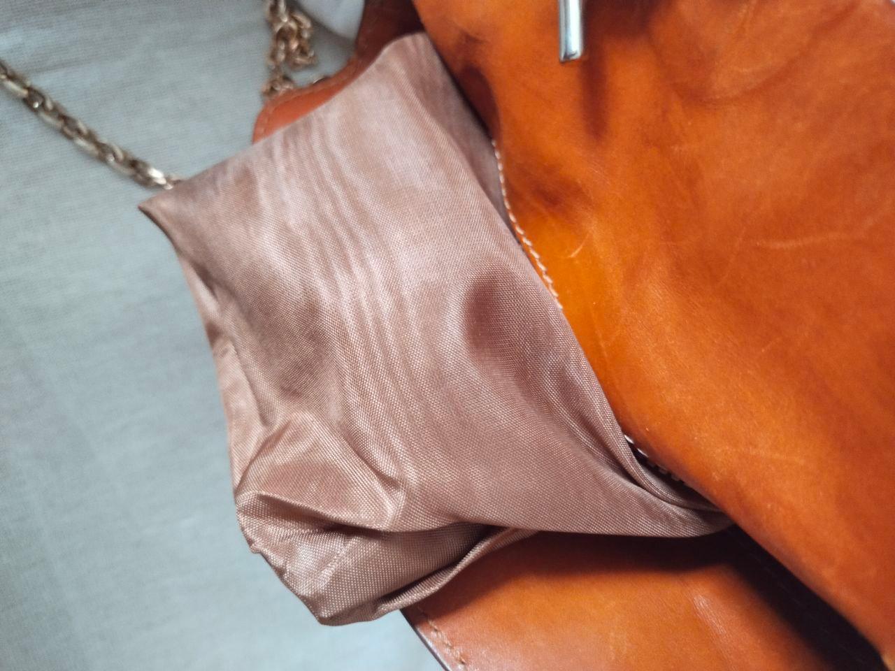 1993 CELINE Macadam Toggle clasp chain Brown Bucket bag Umhängetasche / Vintage im Angebot 3