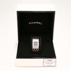1993 Chanel diamonds and steel watch