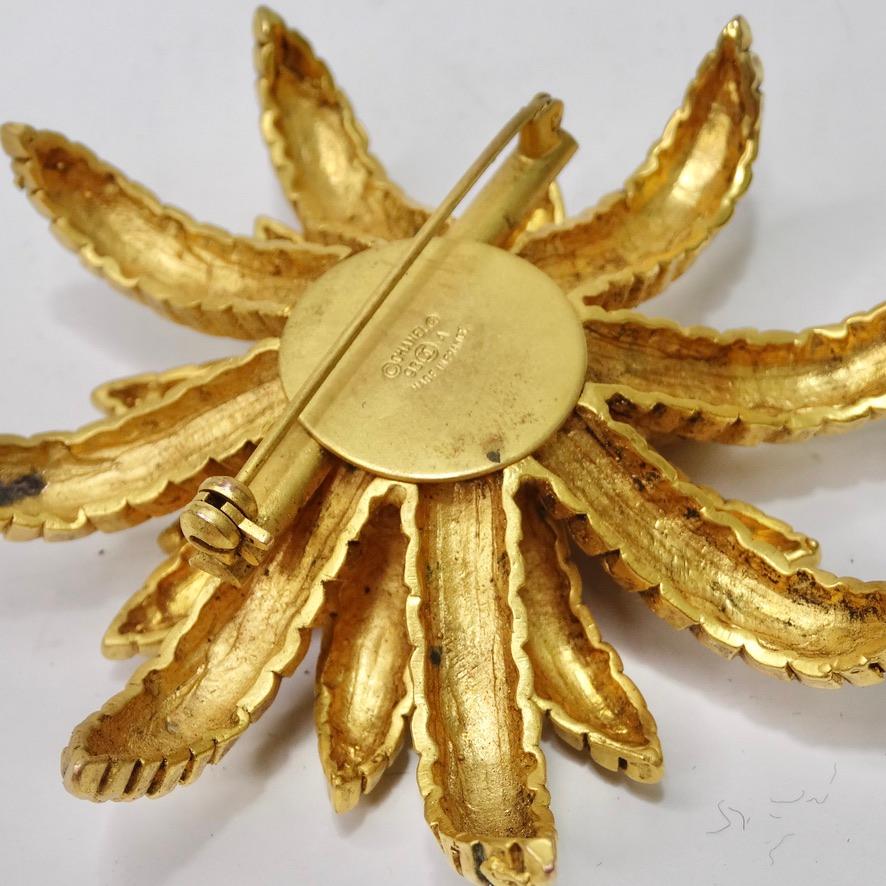 1993 Chanel Gripoix Wheat Brooch In Excellent Condition In Scottsdale, AZ