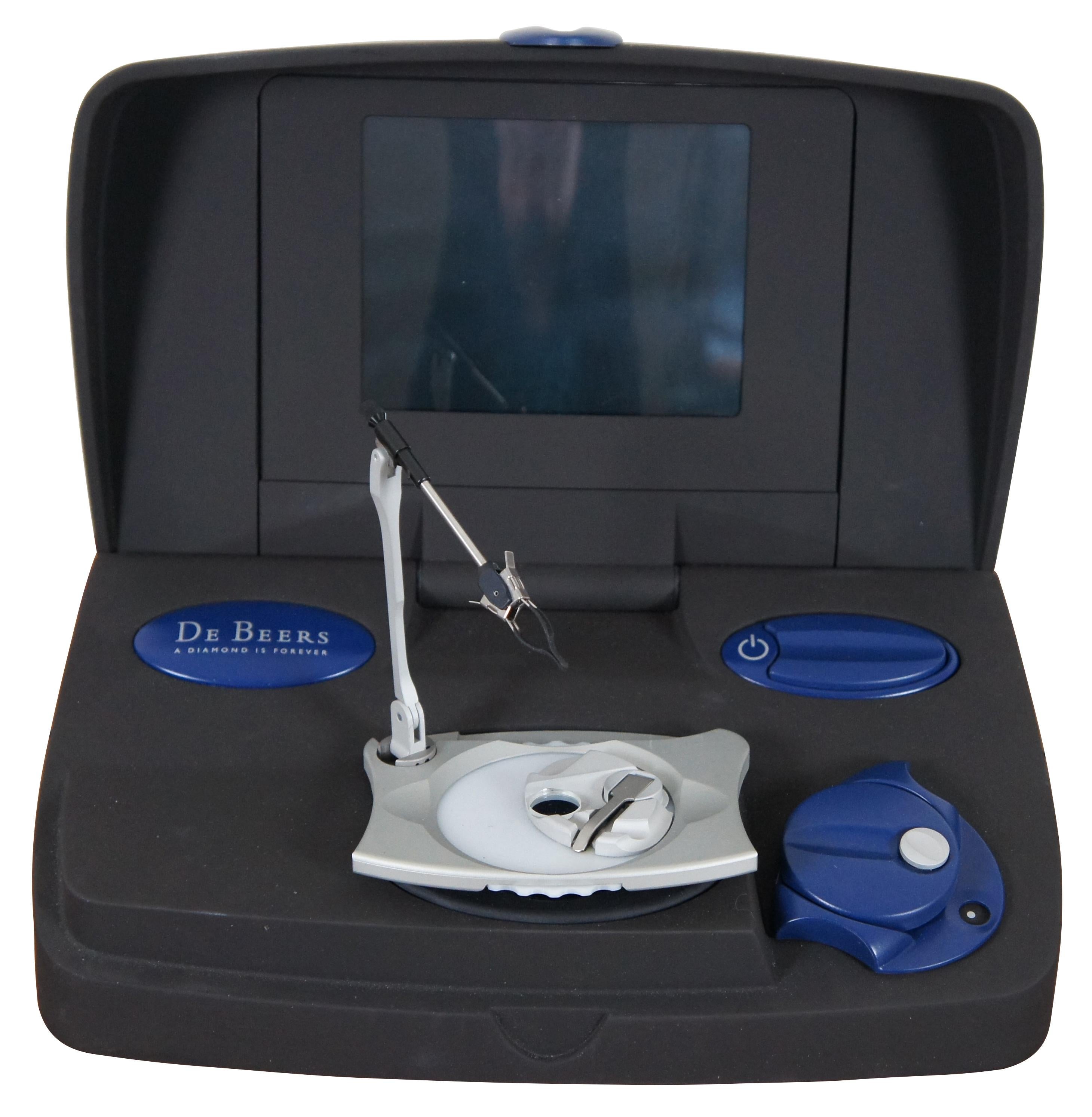 1993, De Beers Diamonds Model 1415 Magnifier Microscope Viewer & Case In Good Condition In Dayton, OH