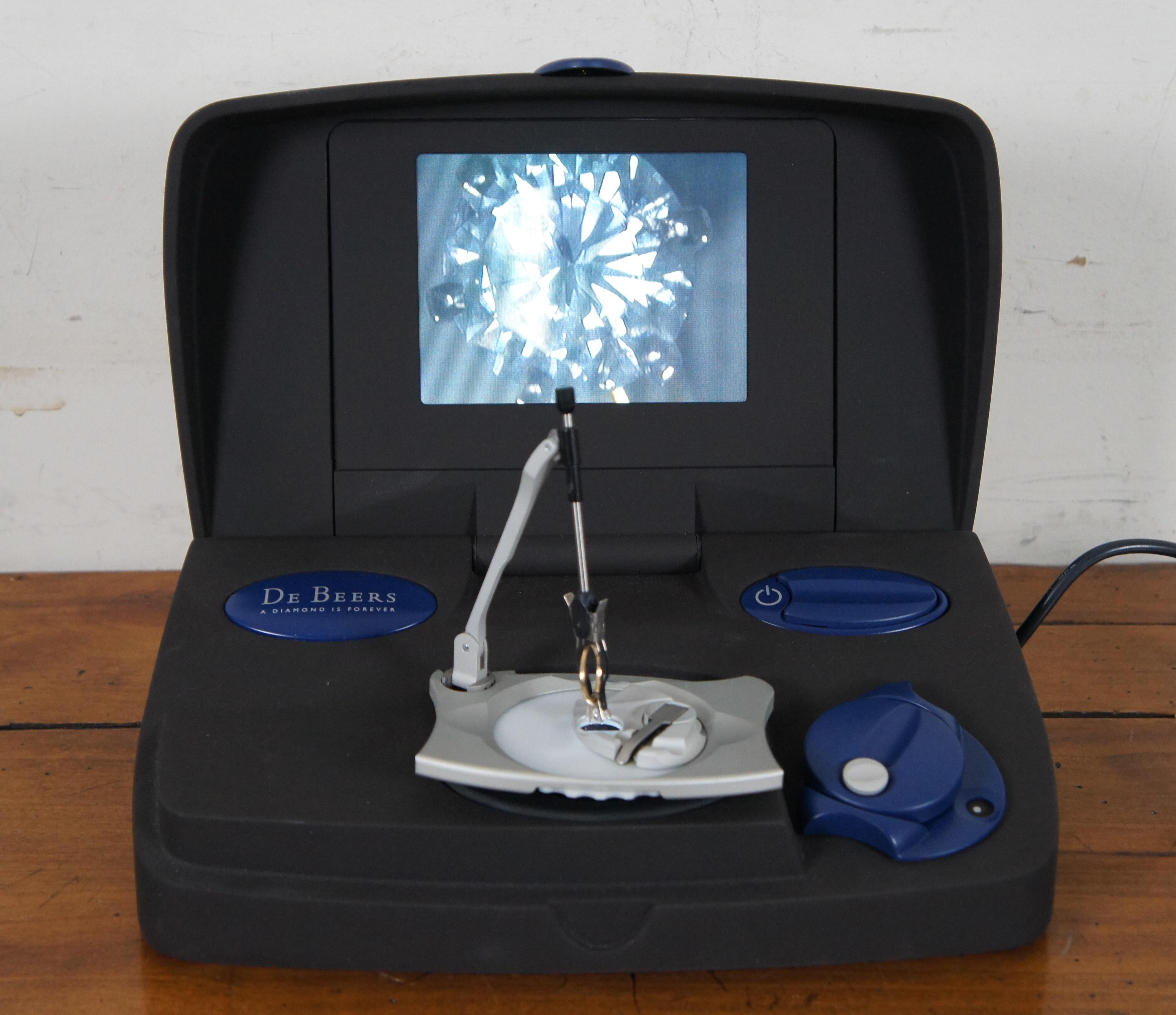 1993, De Beers Diamonds Model 1415 Magnifier Microscope Viewer & Case 2