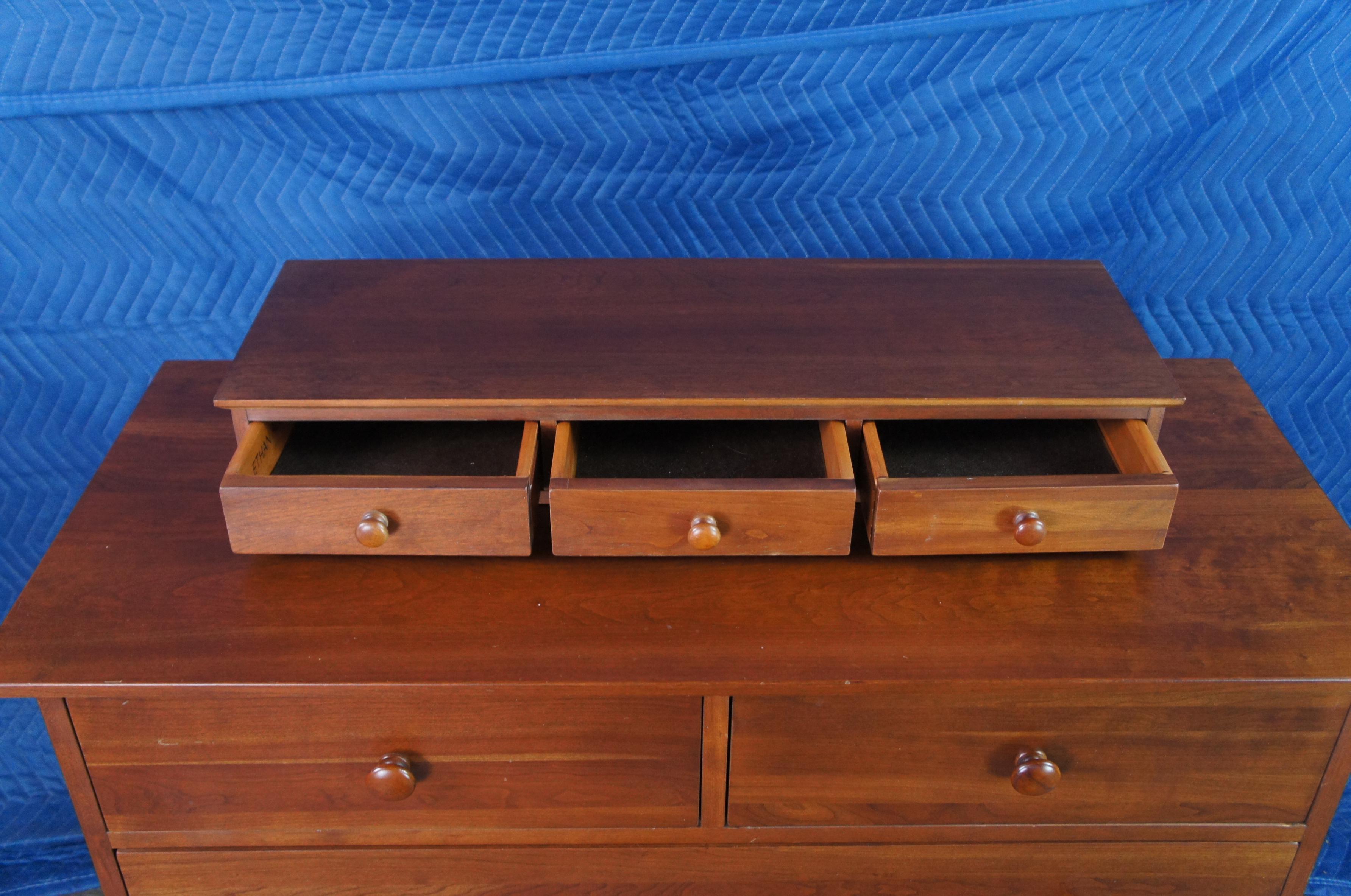 1993 Ethan Allen American Impressions Cherry Chest of Drawers Dresser 24-5401 In Good Condition In Dayton, OH