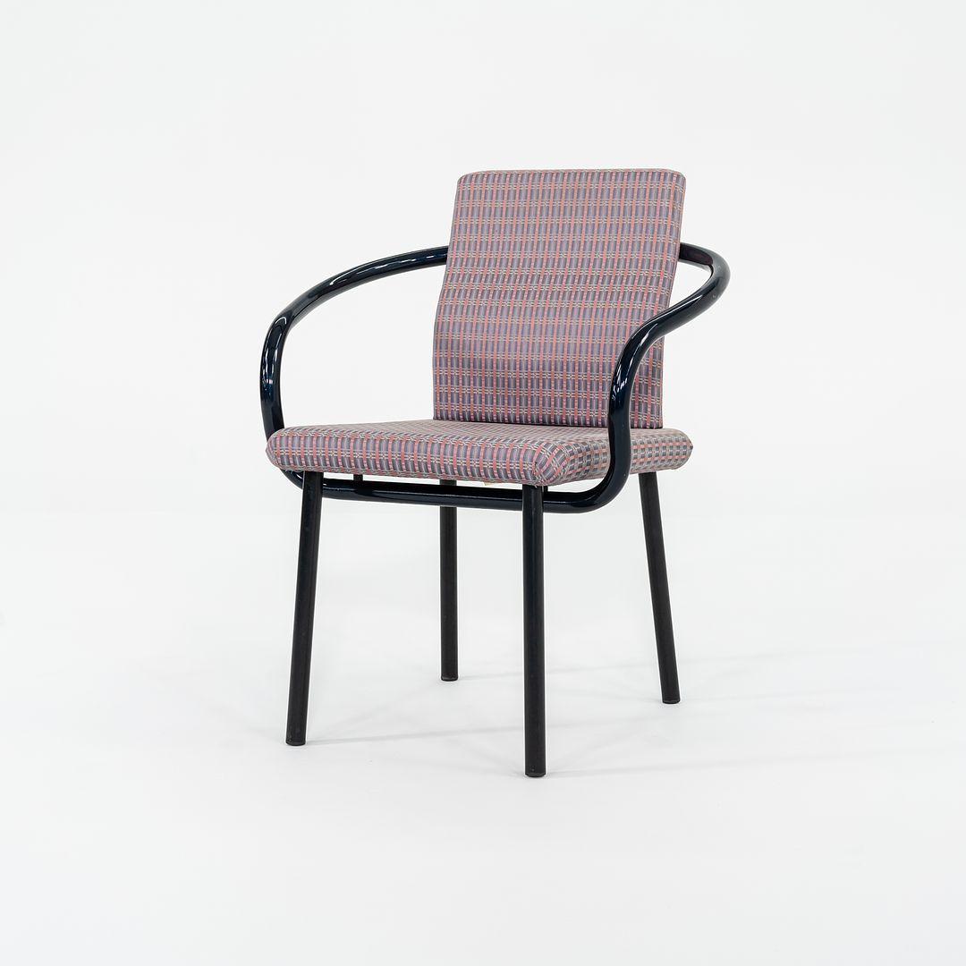 Moderno 1993 Ettore Sottsass per Knoll Sedie da pranzo Mandarin in c/rivestimento in tessuto in vendita