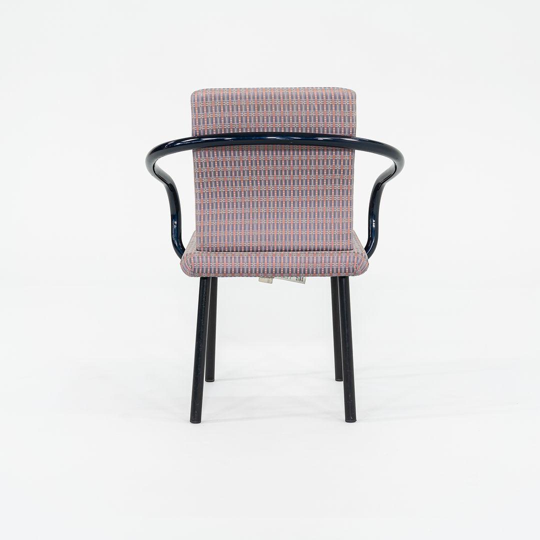Americano 1993 Ettore Sottsass per Knoll Sedie da pranzo Mandarin in c/rivestimento in tessuto in vendita