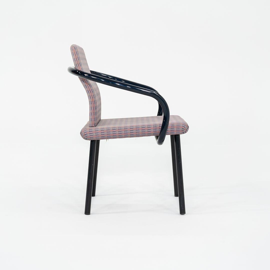 Fine XX secolo 1993 Ettore Sottsass per Knoll Sedie da pranzo Mandarin in c/rivestimento in tessuto in vendita