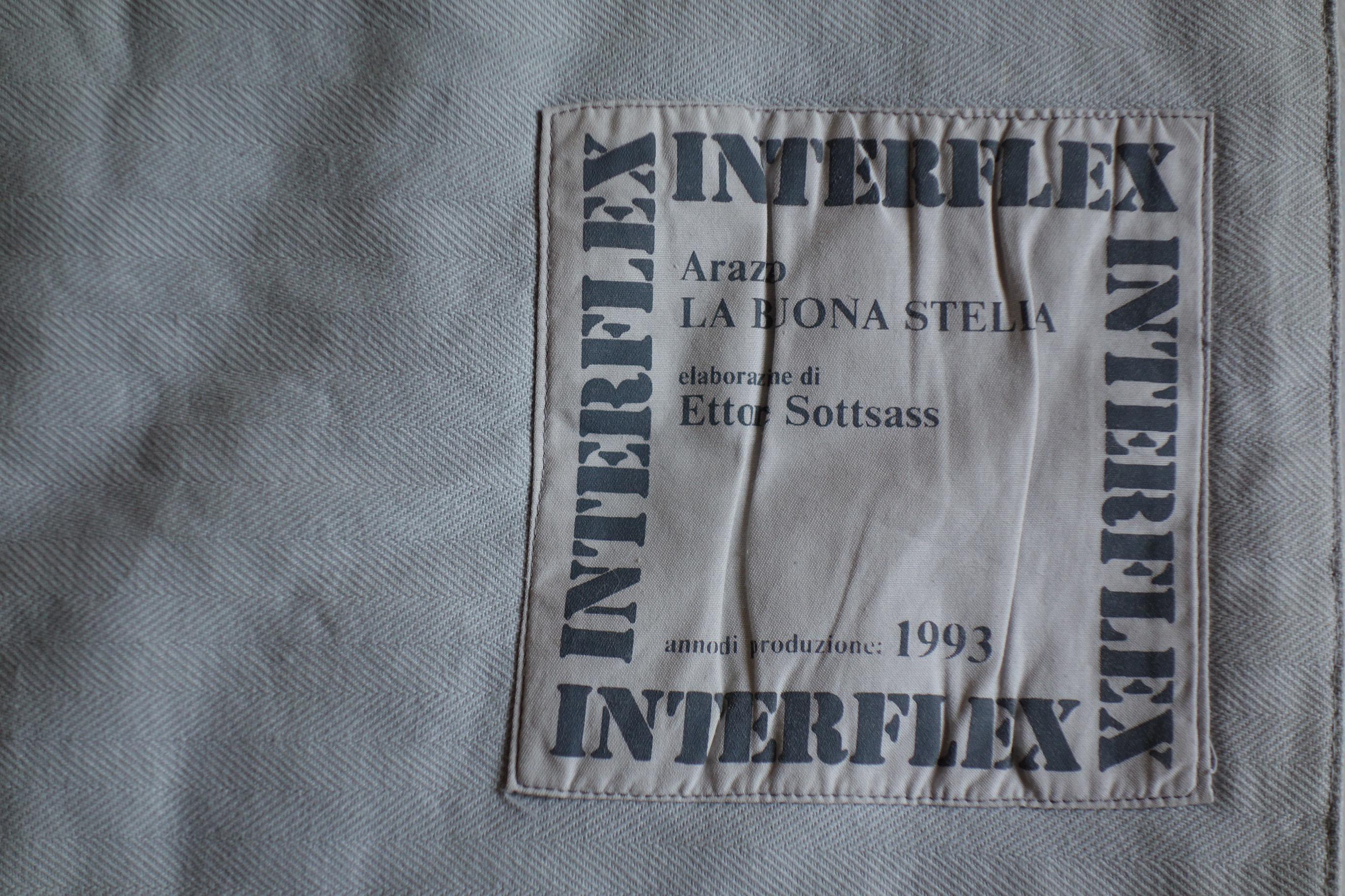 1993 Ettore Sottsass Interflex Italian Design Wall Hanging Fabric Tapestry For Sale 4