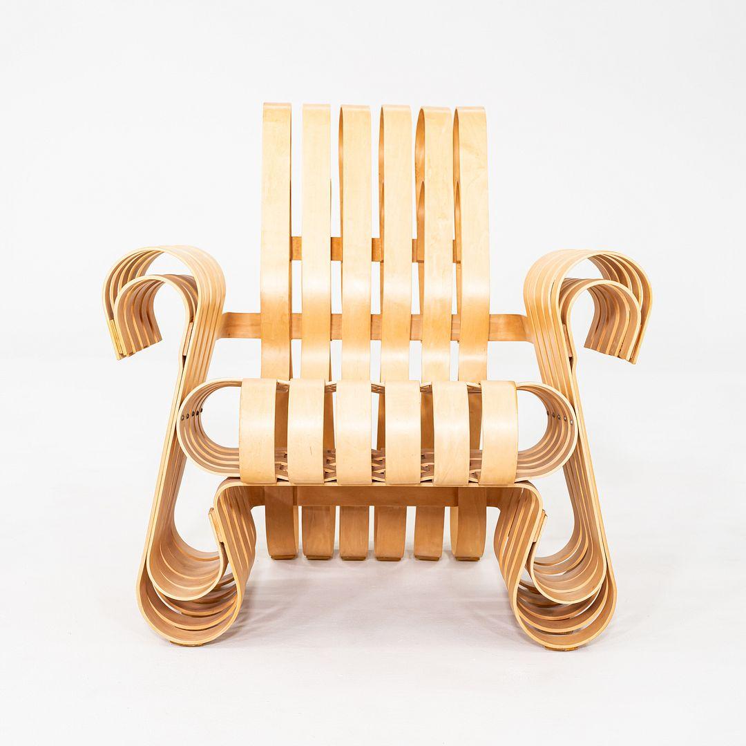 1993 Frank Gehry para Knoll Sillón Power Play Lounge de arce en Bueno estado para la venta en Philadelphia, PA