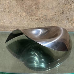 1993 Georg Jensen Denmark Sculptural Stainless Please Pass Me Dish