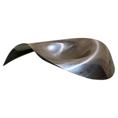 1993 Georg Jensen Denmark Sculptural Stainless Please Pass Me Dish