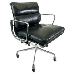 1993 Herman Miller Eames Soft Pad Management Desk Chair Original Black Leather