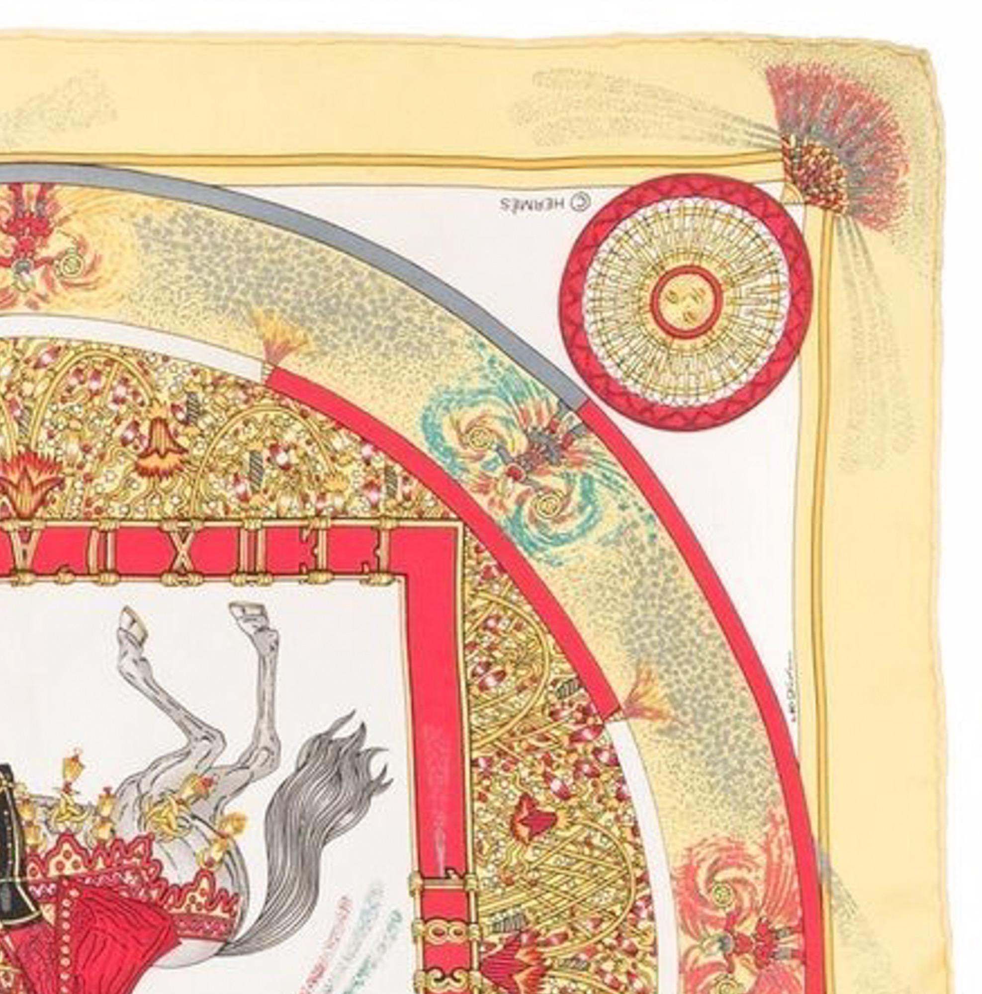 hermes feux d'artifice scarf