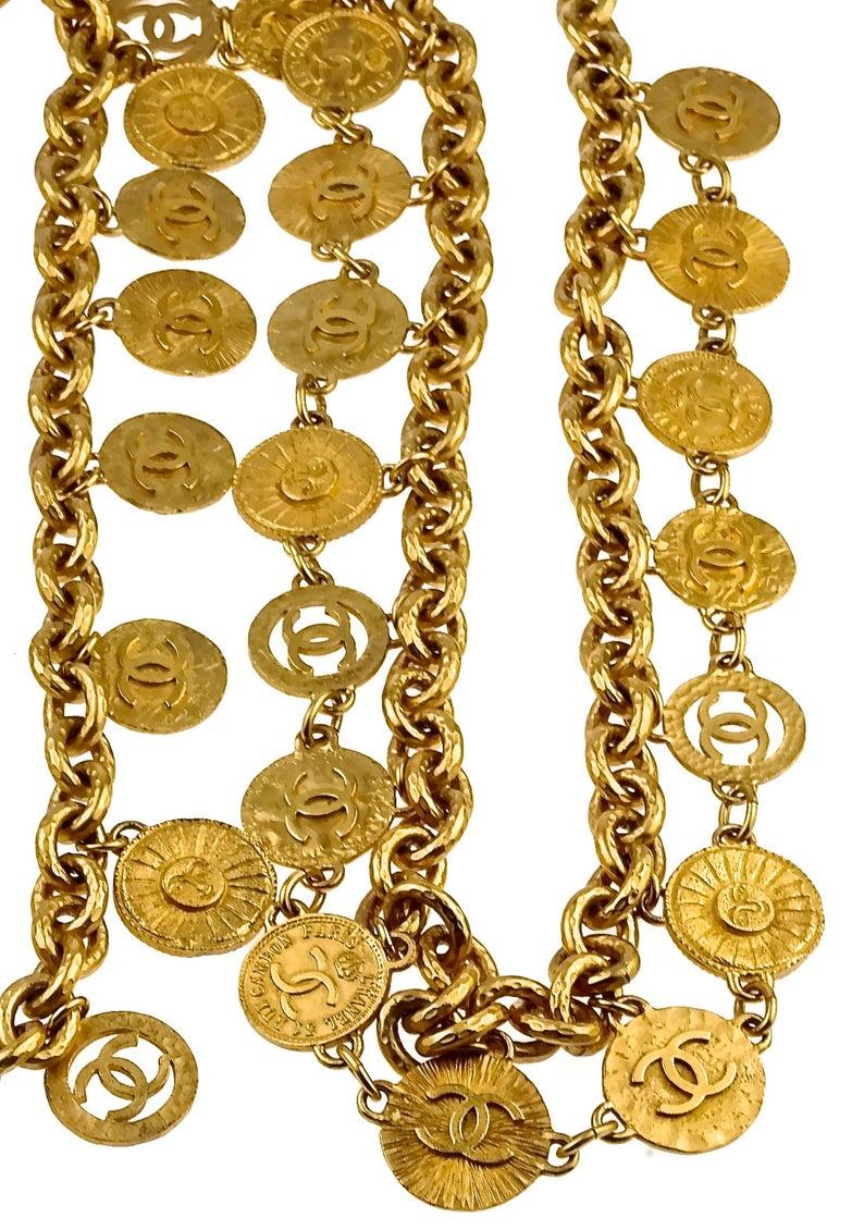 chanel coin necklace
