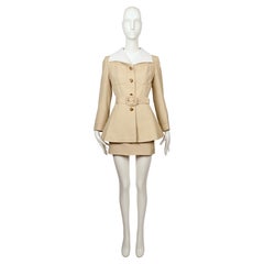 1993 JACQUES FATH mini skirt suit